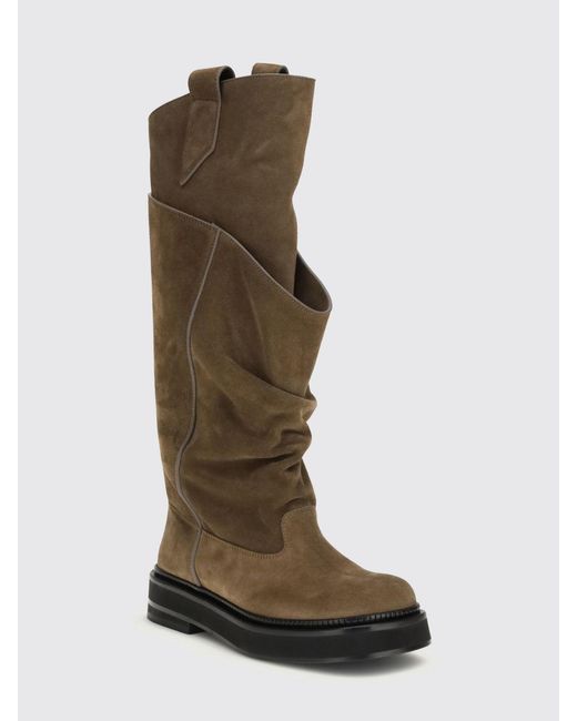 The Attico Green Boots