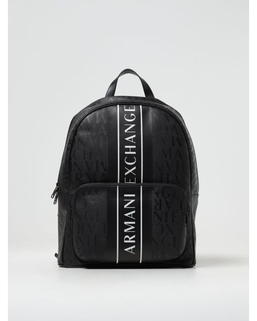 Armani Exchange Black Backpack for men