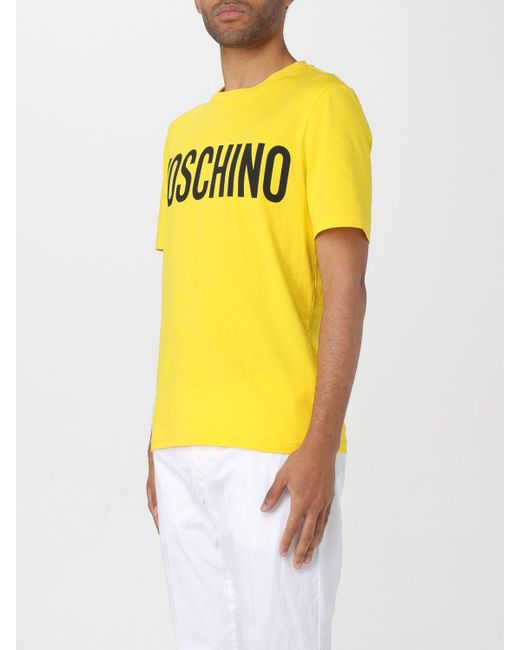 T-shirt Moschino Couture pour homme en coloris Yellow