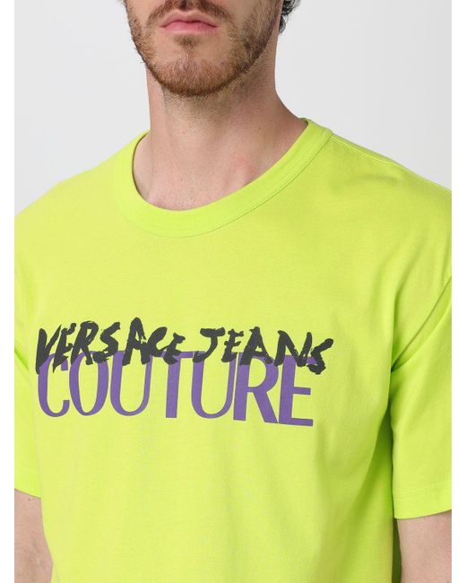 Versace Jeans Couture T-Shirt Herren in Yellow für Herren