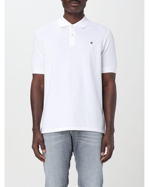 Manuel Ritz Polo Herren in White für Herren