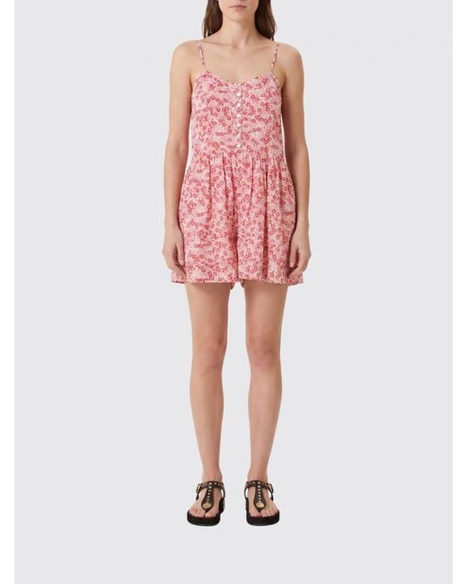 Mono De Algodón Estampado Isabel Marant de color Red
