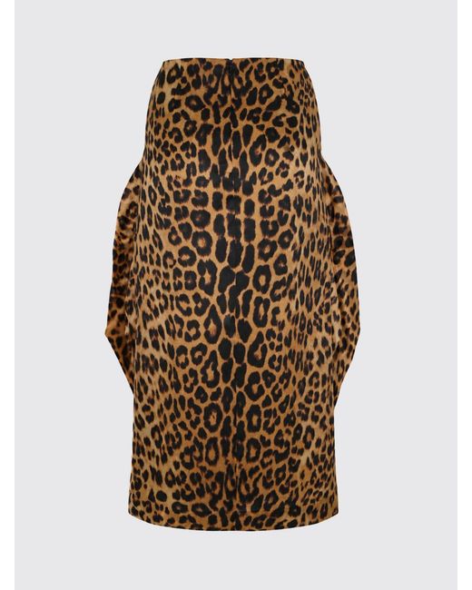 Alberta Ferretti Natural Skirt