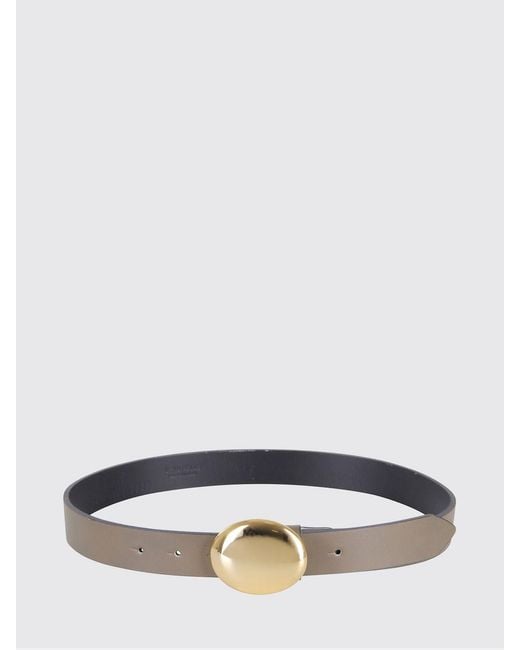 FEDERICA TOSI Black Mindy Smooth Leather Belt With Pin-Buckle Fastening