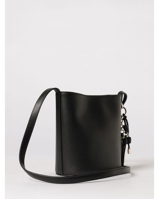 Furla Black Roxie Grained Leather Bag