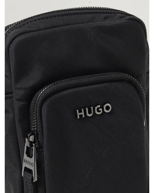 HUGO Black Shoulder Bag for men