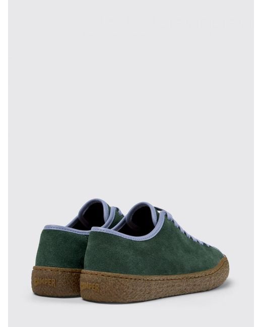 Camper Green Peu Terreno Suede Sneakers