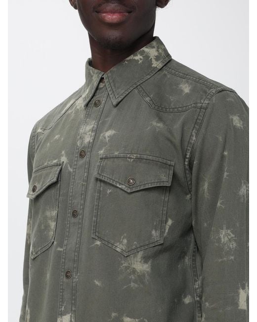 Isabel Marant Gray Denim Casual Shirt for men