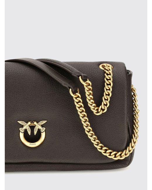 Pinko Gray Shoulder Bag