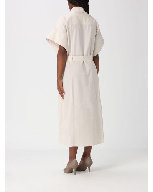 Pinko Natural Cotton Shirtdress