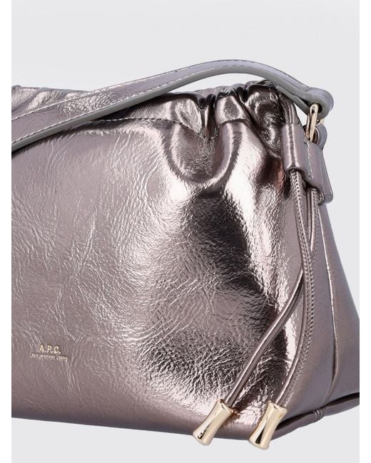 A.P.C. Gray Handbag