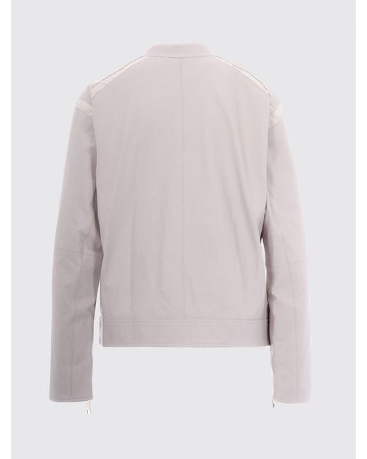 Patrizia Pepe Blue Leather Biker Jacket