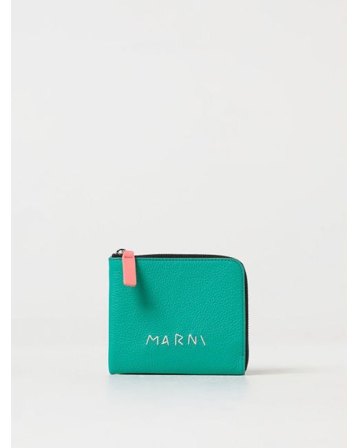 Marni Green Wallet for men
