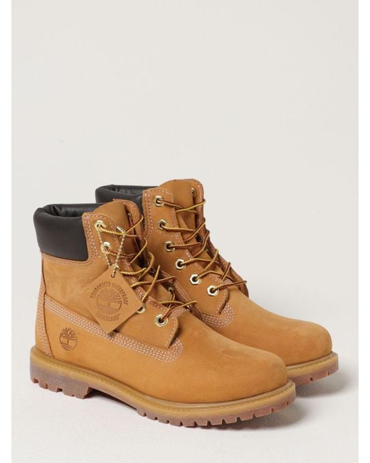 Timberland Brown Flat Ankle Boots