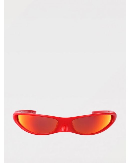Lunettes De Soleil Homme Balenciaga pour homme en coloris Red