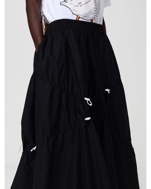 Moschino Couture Black Cotton Skirt