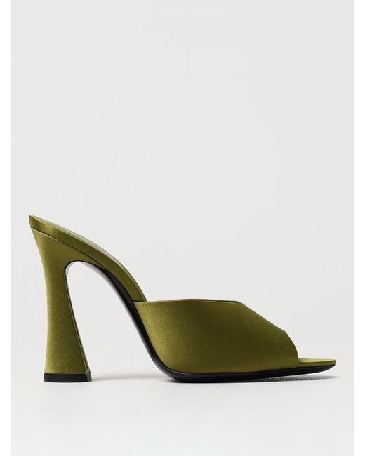 Chaussures à talons Saint Laurent en coloris Green