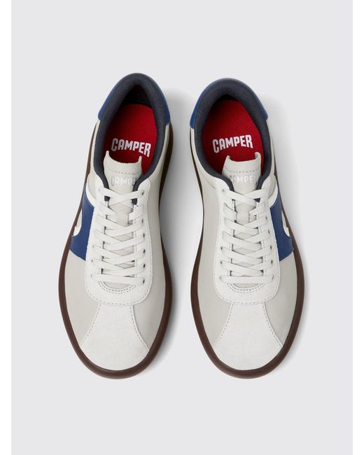 Camper White Pelotas Soller Leather Sneakers
