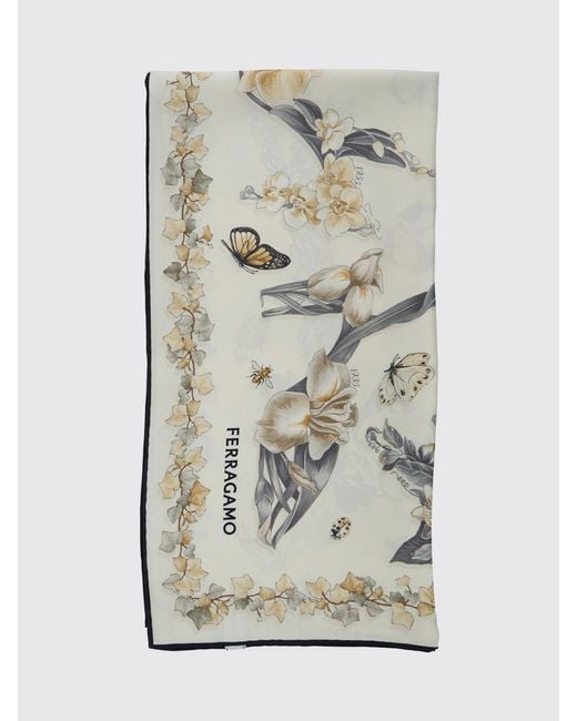 Ferragamo Gray Scarf