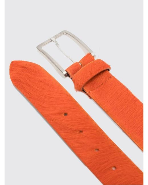 N°21 Red Pony Hair Belt