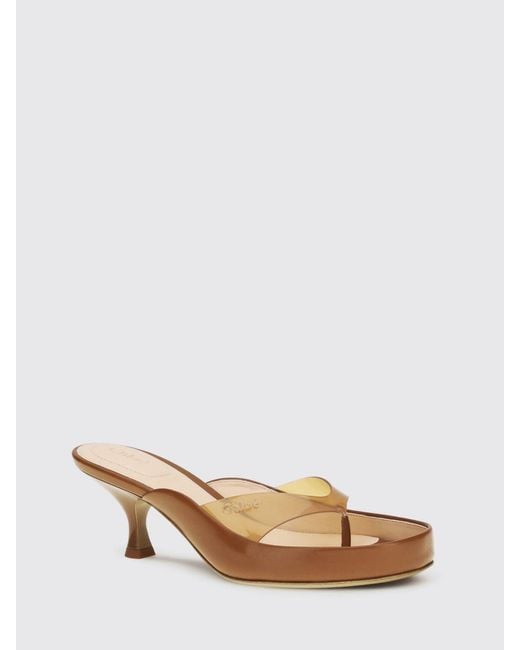 Chloé Multicolor ChloÉ Junie Pvc And Leather Sandals