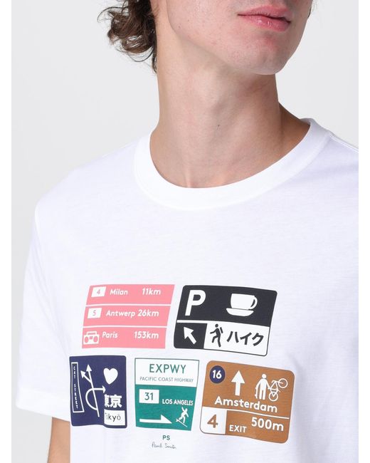 Paul Smith White T-Shirt for men