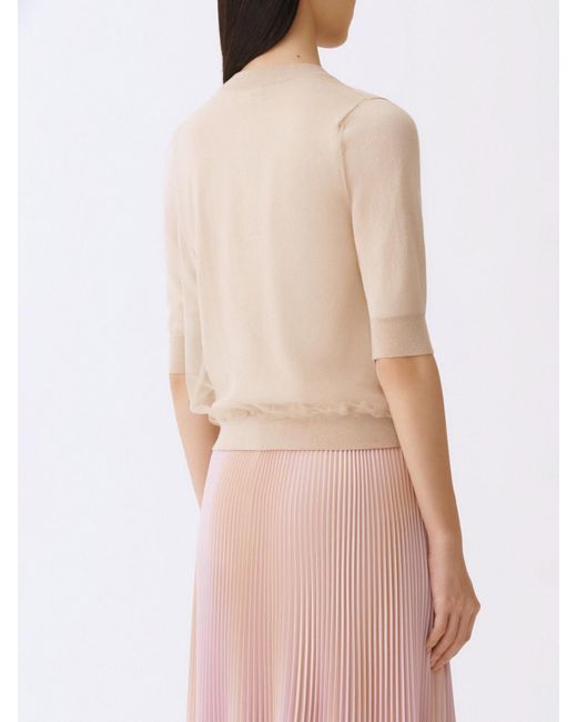 Fabiana Filippi Natural V-Neck Sweater