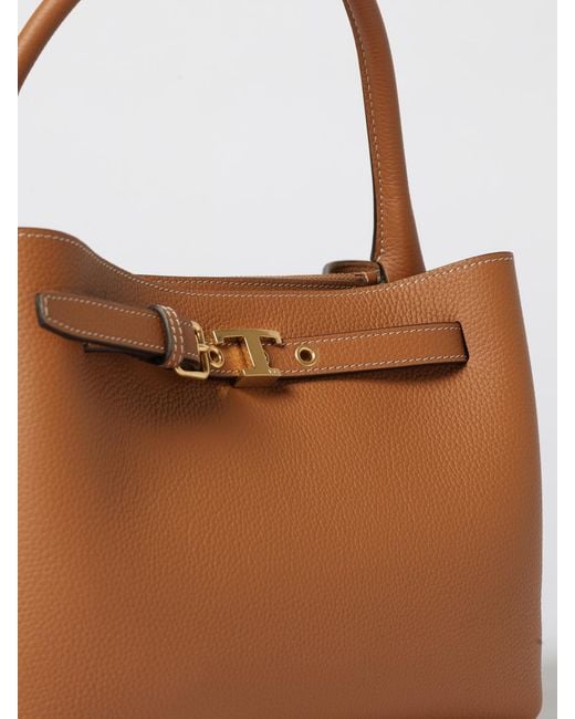 Tod's Brown Mini Leather Handbag