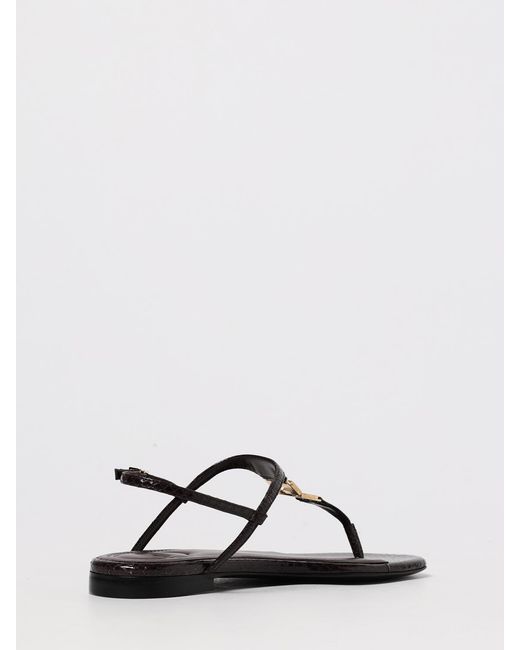 Fendi Purple Ffold Python Print Leather Sandals