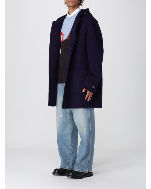 Moschino Couture Blue Coat for men