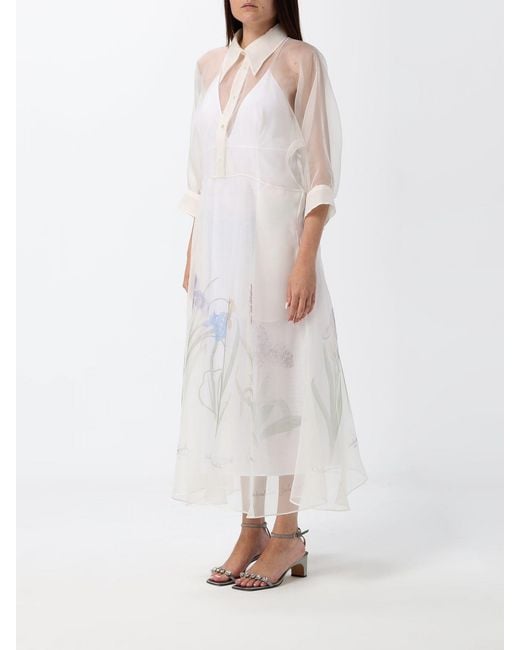 Alberta Ferretti White Dress