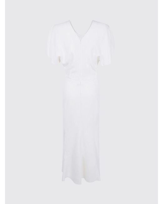 Victoria Beckham White Dress