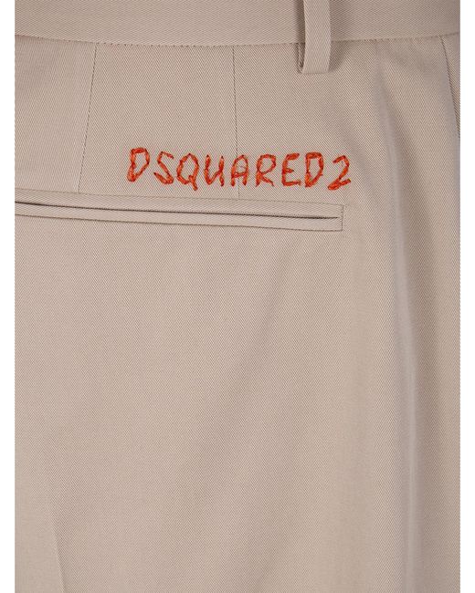 DSquared² Multicolor Cotton Tailored Trousers