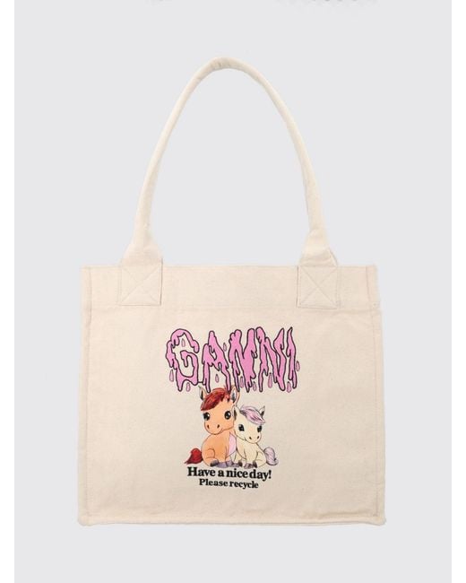 Ganni Pink Crossbody Bag