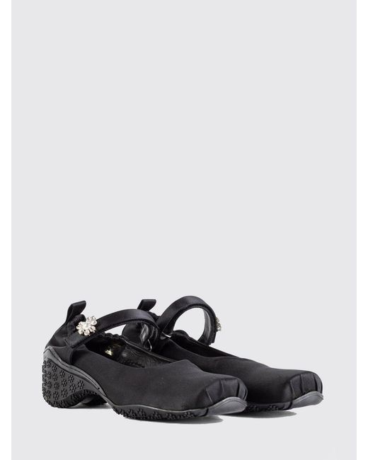 Simone Rocha White Turbo Ballet Runner Mary Jane Flats