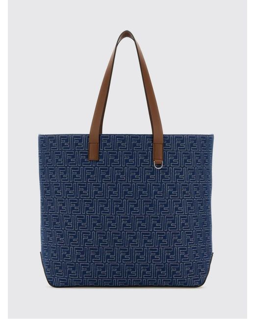 Borsa Shopping di Fendi in Blue da Uomo