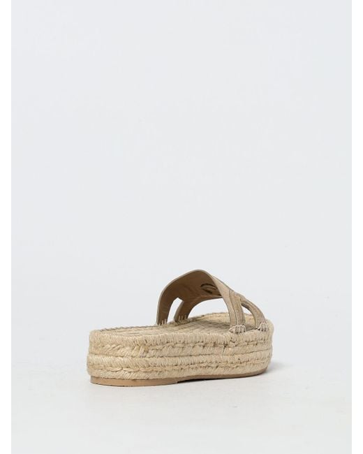 Espadrillas Medusa di Versace in Natural