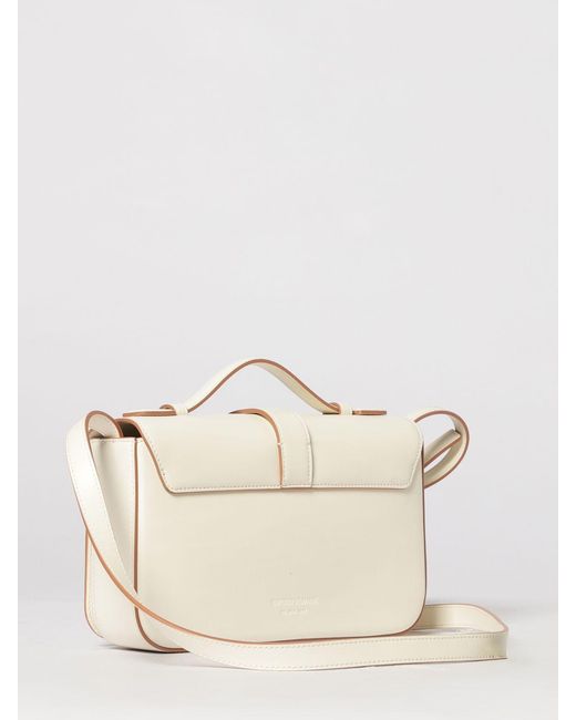 Emporio Armani Natural Bovine Leather Shoulder Bag