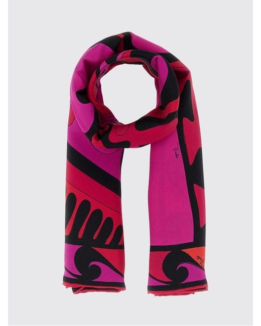 Emilio Pucci Pink Neck Scarf