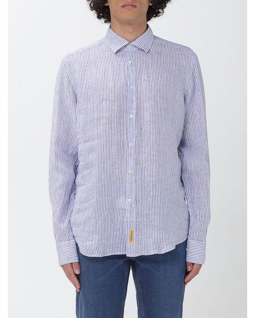 Camicia Basic di B.D. Baggies in Purple da Uomo