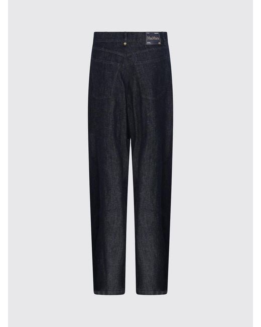 Max Mara Blue Terra Straight Denim Jeans