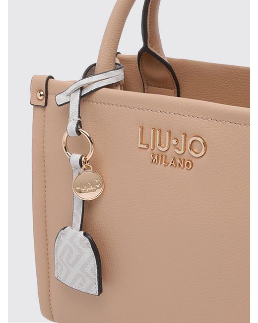 Liu Jo Natural Ridhi Grained Faux Leather Bag