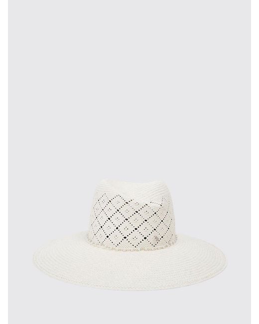 Maison Michel White Hat