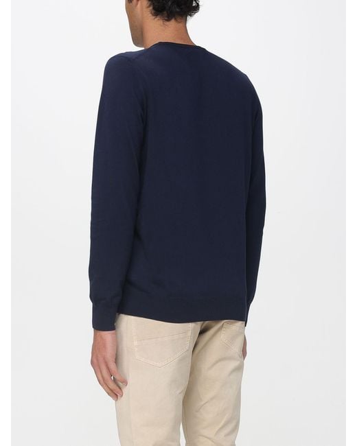 Pullover Basic di Fay in Blue da Uomo