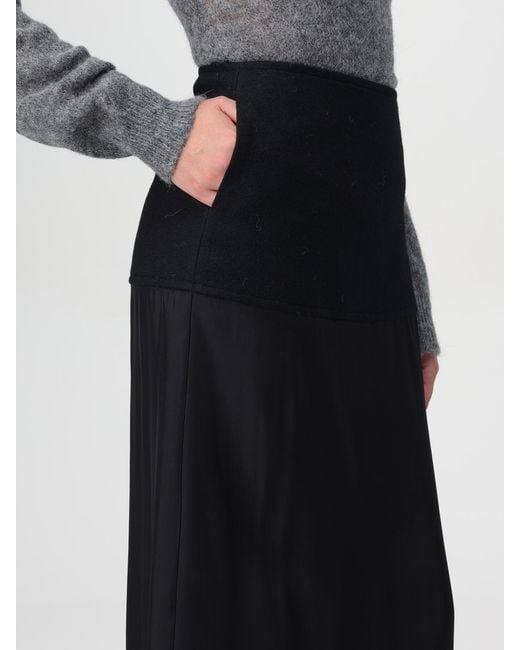 Jil Sander Black Skirt
