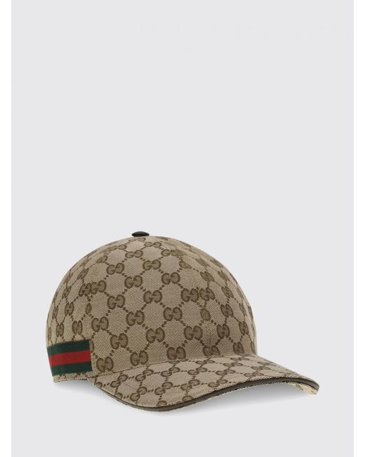 Gucci Web Hut Aus Gg Supreme Jacquard-Stoff in Multicolor für Herren