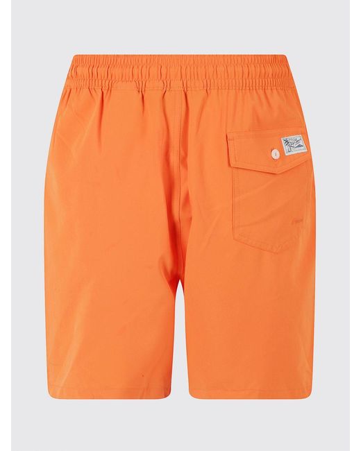 Polo Ralph Lauren Orange Polyamide Swimsuit for men