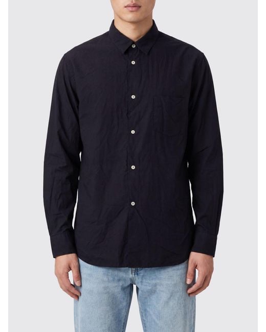 Comme des Garçons Blue Jersey Casual Shirt for men