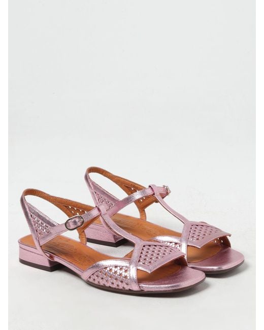Chie Mihara Pink Heeled Sandals