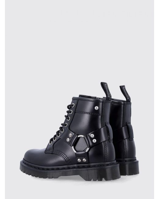 Dr. Martens Blue Leather 1460 Harness Boots